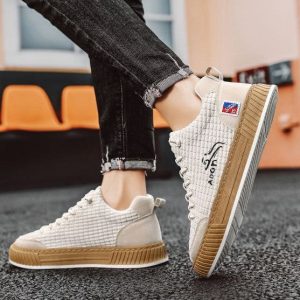 Men's Corduroy Casual Sneakers | Stylish & Comfortable